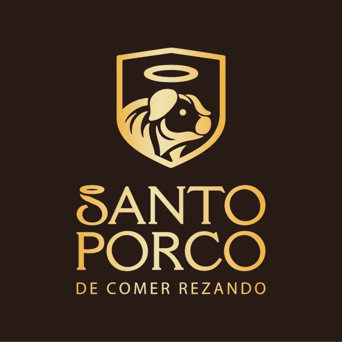 Santo Porco — projeto de Criação de marcas, Embalagens da Buffo Design