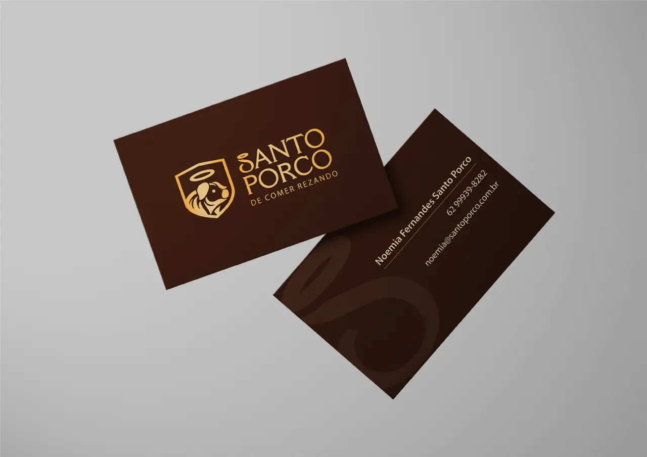 Santo Porco – cartões de visita