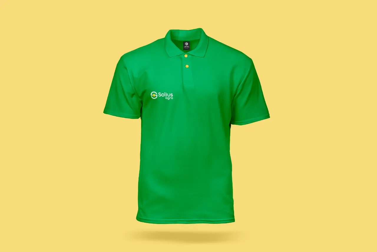 Solius Agro – camisa polo da equipe