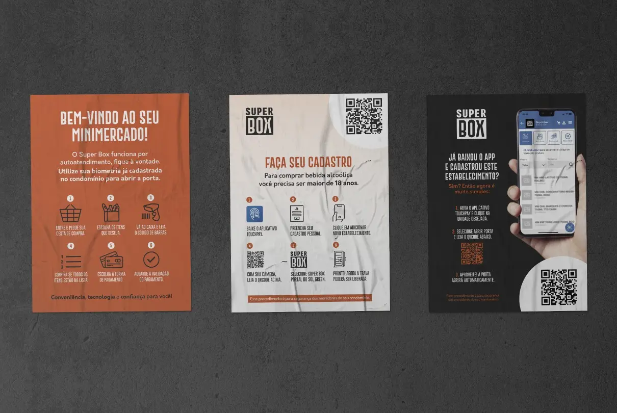 Super Box Mini Market - Criação de marcas - Identidade Visual - Logotipo