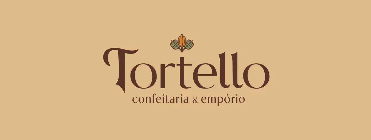 Tortello Confeitaria & Empório – logotipo – versão principal