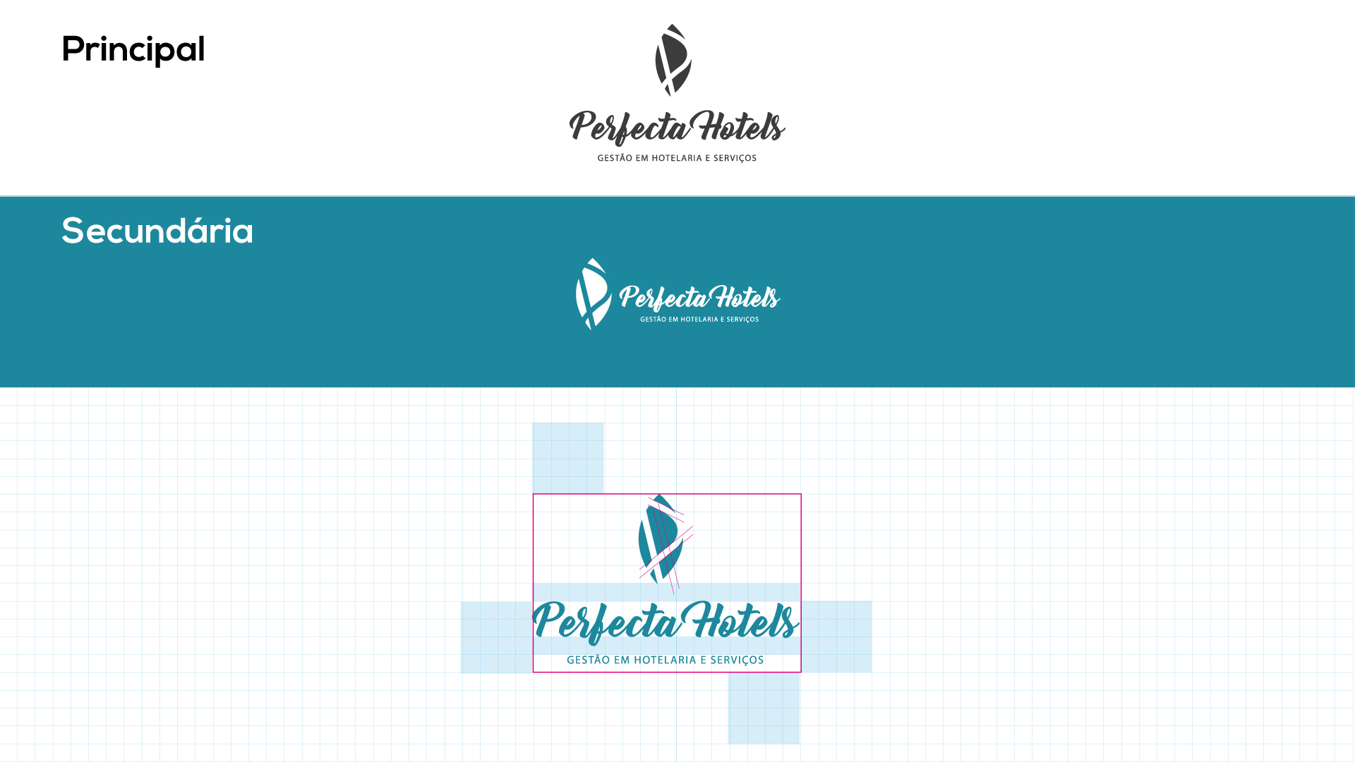 Perfecta Hotels – Identidade Visual – Logotipo – Buffo Design – Goiânia