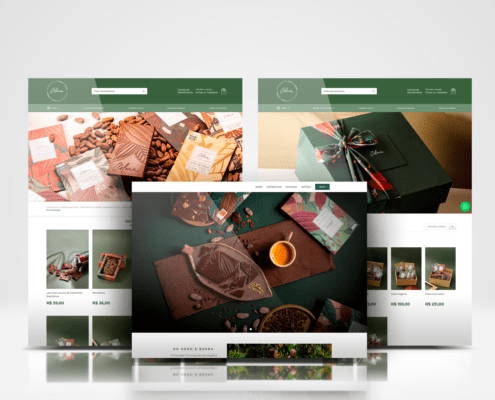 Website Calm Chocolates - Criação de Website - Buffo Design Gráfico - Goiânia